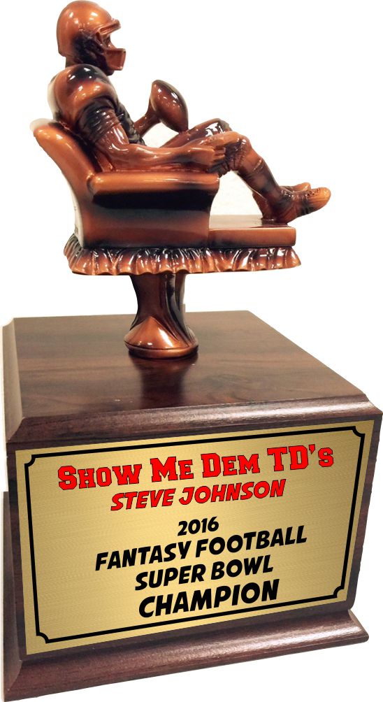 Armchair Quarterback Fantasy Football Trophy