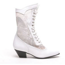Cathedral Bridal Boots, White